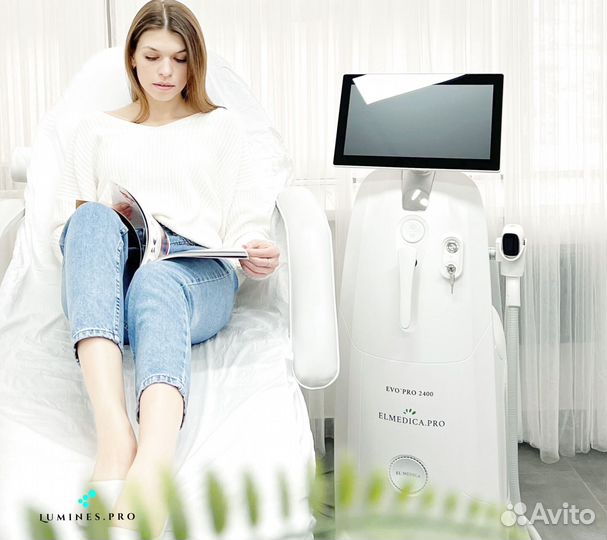 Диодный лазер для эпиляции Lumines Эво Про 2400W