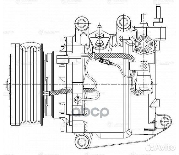 Компрессор кондиц. для а/м Honda CR-V (06) 2.0