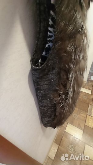 Жилетка женская с мехом