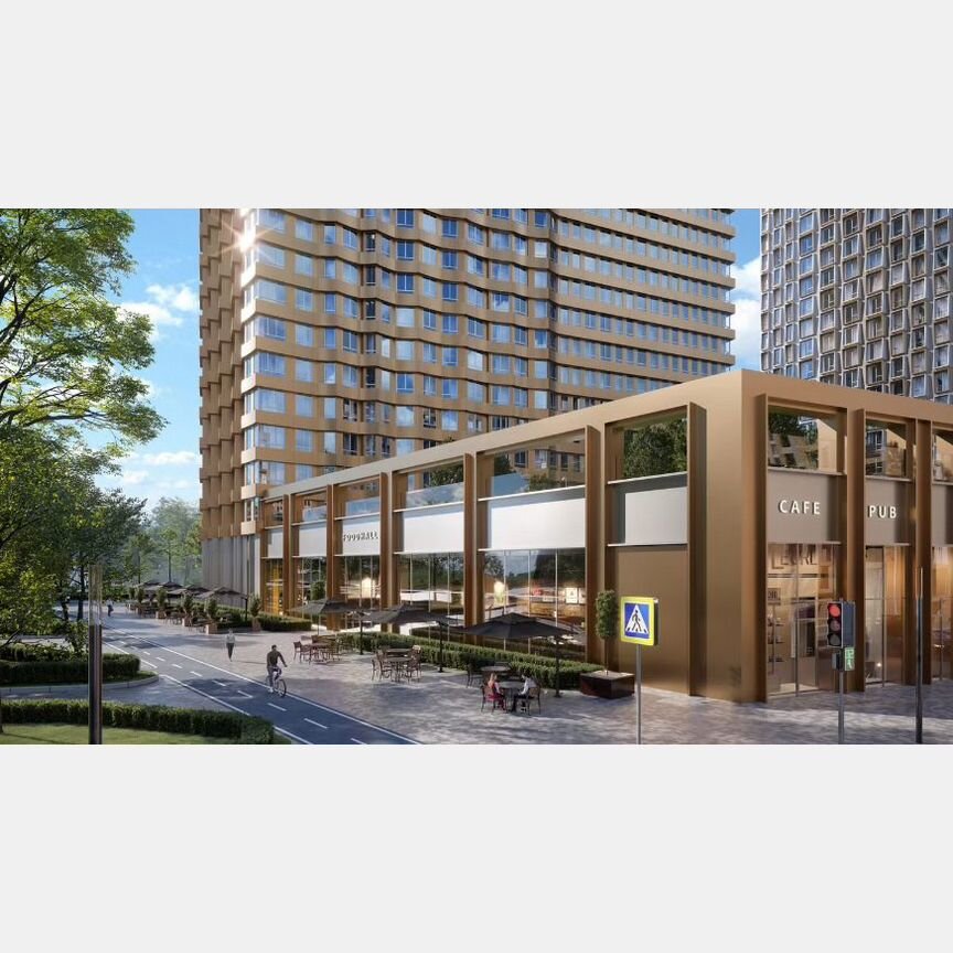 2-к. квартира, 73 м², 22/43 эт.