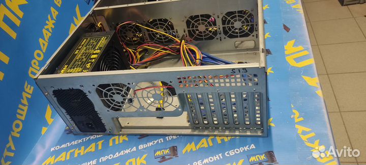 Корпус для майнинг фермы/пк на 6 карт с бп 1850w
