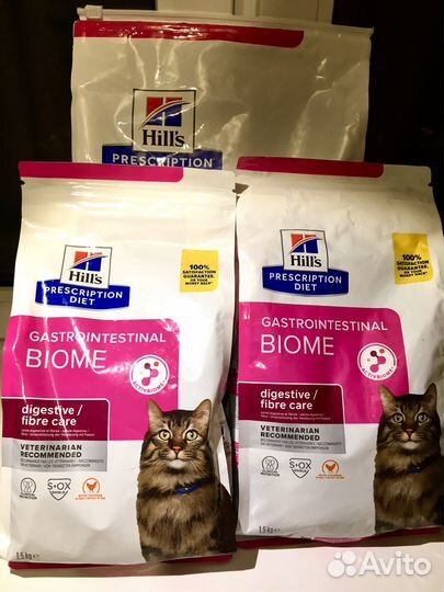 Корм для кошек Hills Z/D, Y/D, i/D, Gastro.Biome