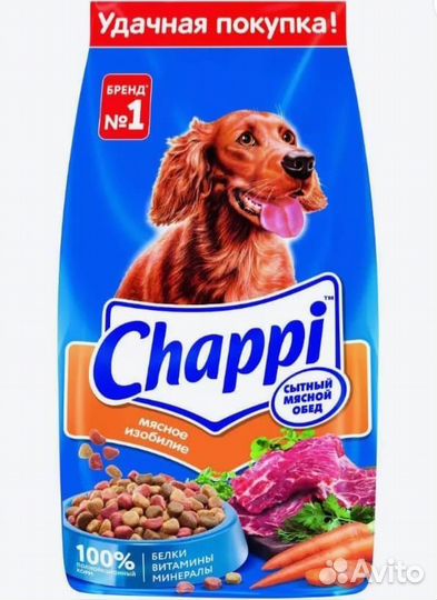 Корм для собак чапи