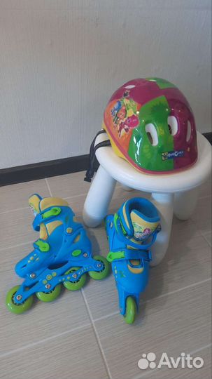 Роликовые коньки детские раздвижные