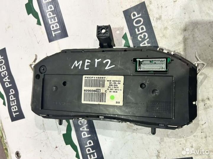 Панель приборов Renault Megane 2 1.6 2002-2009