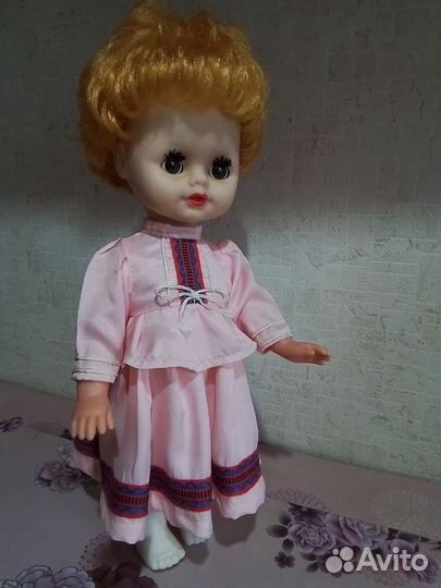 Кукла СССР загорская Дина 36 см