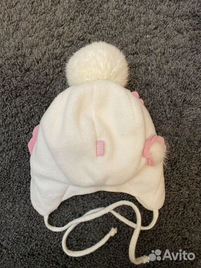 Зимняя шапка на 3-12 месяцев
