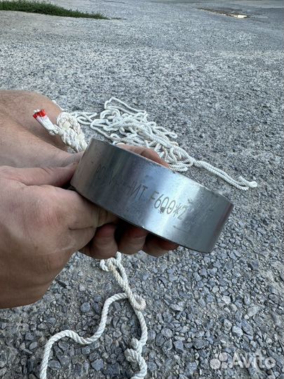 Поисковый магнит двухсторонний 2 f 600