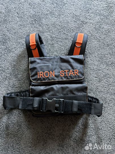 Жилет утяжелитель 10кг Iron star