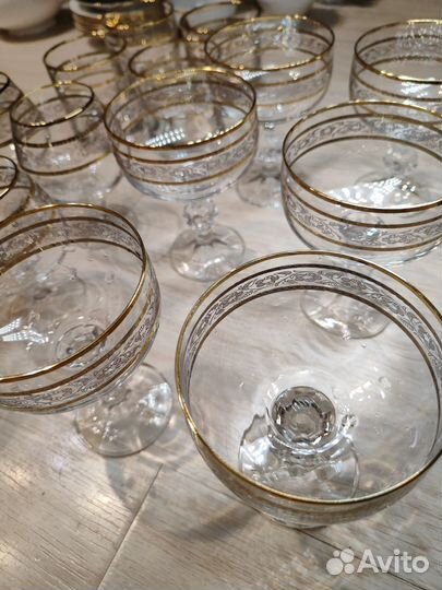 Набор бокалов и стаканов Crystalite Bohemia, Чехия