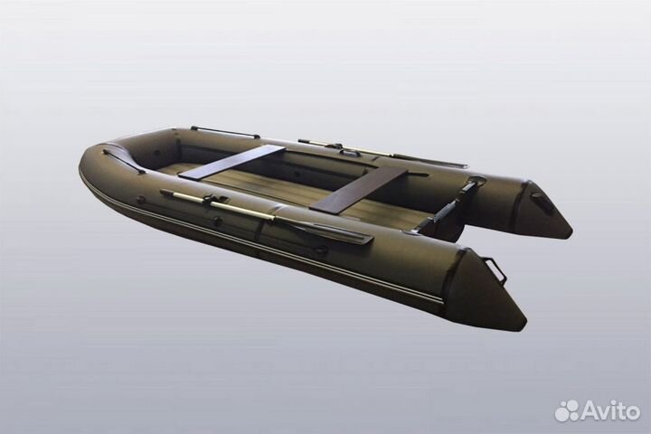 Лодка пвх Big Boat нднд Regat 380 серая