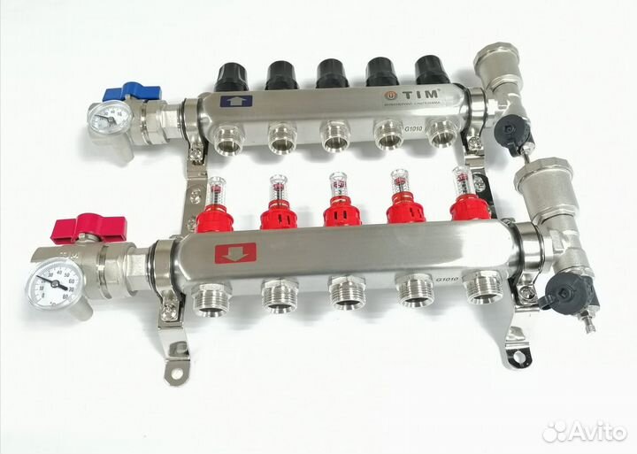 Коллекторная группа с расходомерами 1