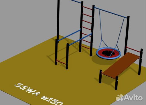 Воркаут площадка sswa 150 для взрослых и детей