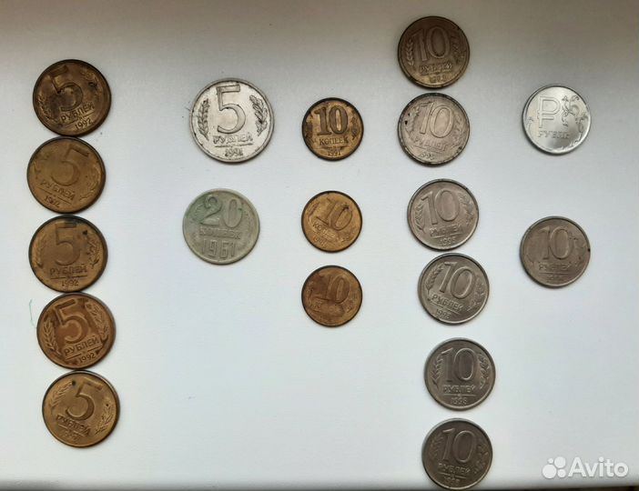 Монеты разные
