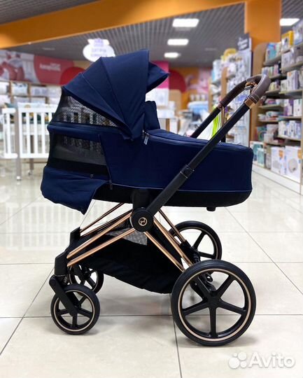 Коляска 2в1 Cybex Priam IV Rose Gold