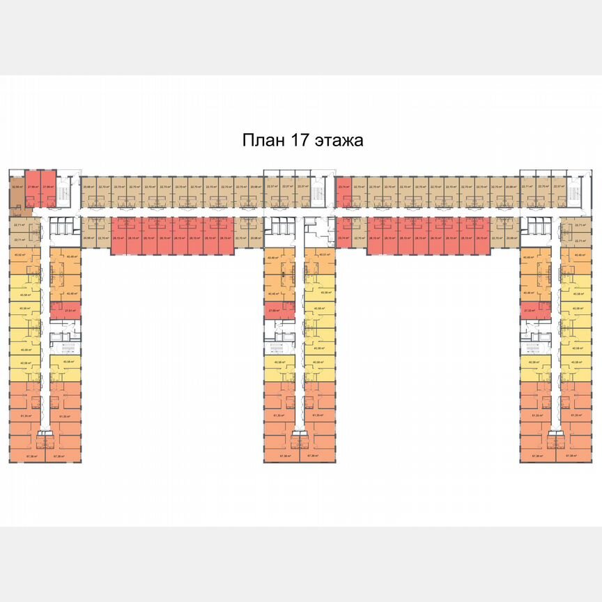 Апартаменты-студия, 22,7 м², 18/24 эт.