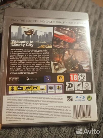 Игра GTA4 ps3 коллекционное издание
