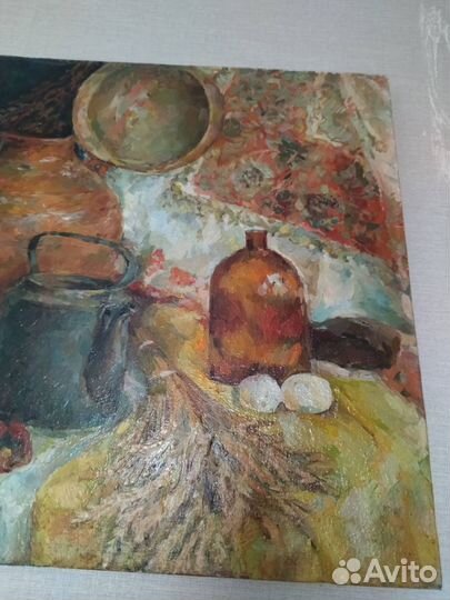 Большие картины натюрморты.Старые.Масло