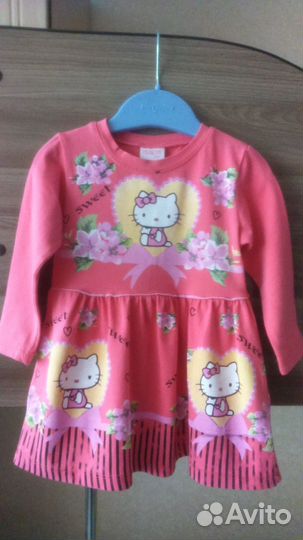 Платьице hello kitty