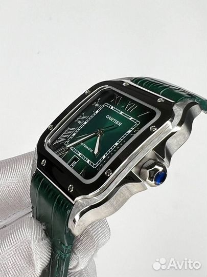 Часы Cartier Santos de Cartier 40 mm Green
