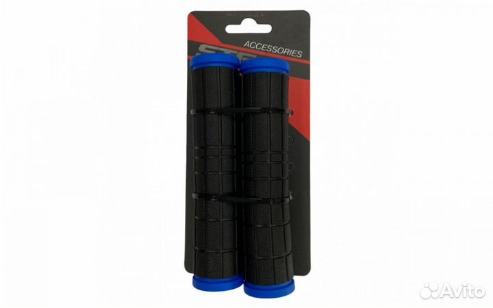 Грипсы STG SZ-068 (черный с синим) Х108425
