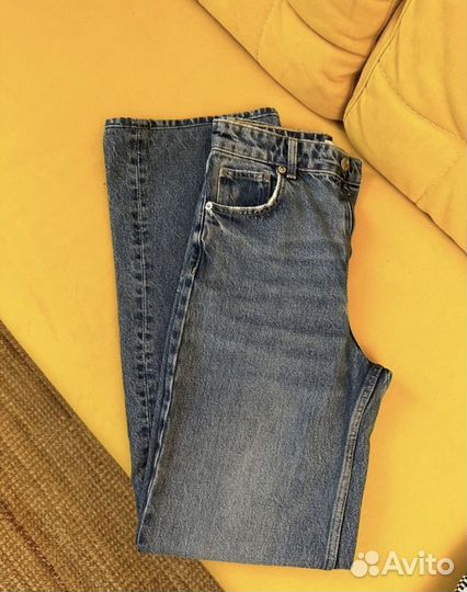 Джинсы zara 36 прямые