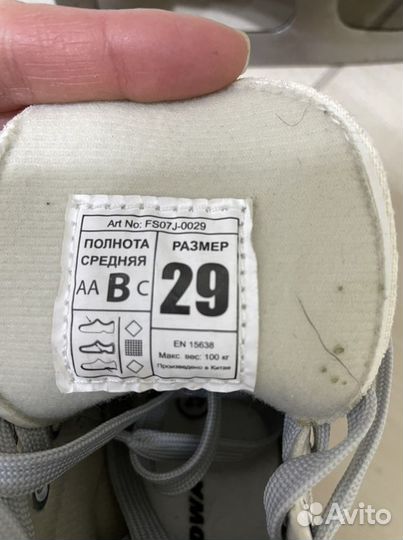 Коньки размер 29