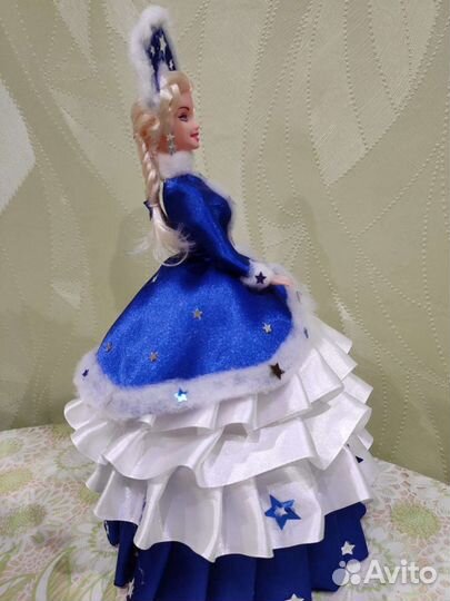 Кукла-шкатулка снегурочка