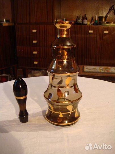 Графин Винтажный Богемия Чехословакия