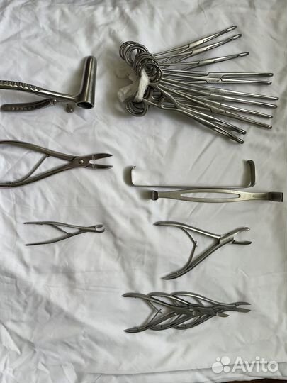 Зажим Кусачки костные Крючок Фарабефа