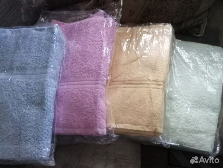 Махровые полотенца новые