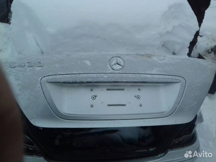 Крышка багажника mercedes w220 серебристая 220 s
