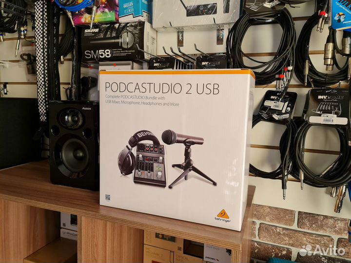Behringer PodcaStudio 2 USB комплект Новый