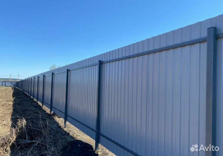 Монтаж установка заборов