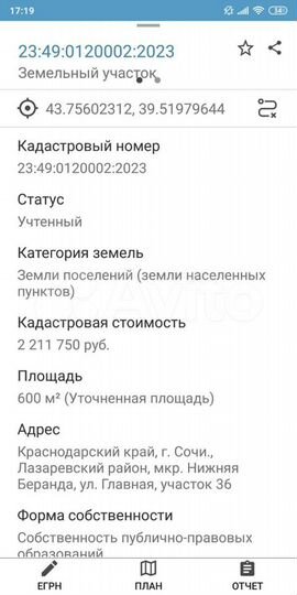 Участок 6 сот. (ИЖС)