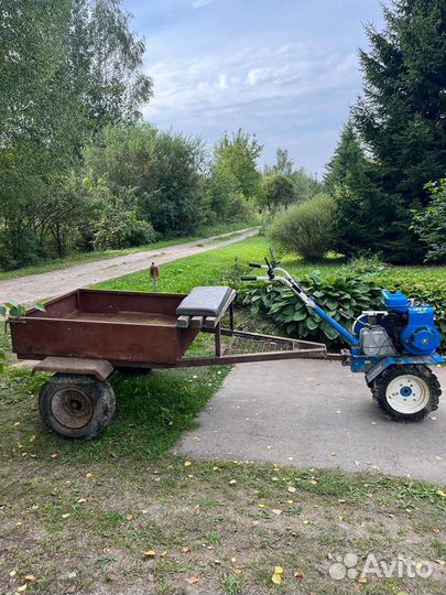 Мотоблок нева мб 2 с телегой