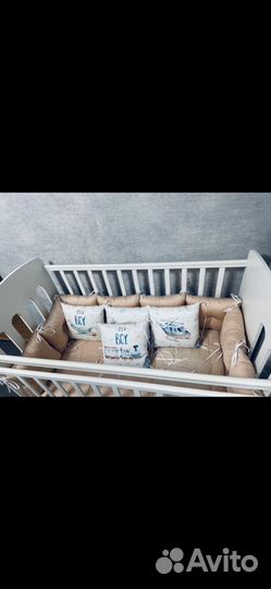 Бортики в детскую кроватку