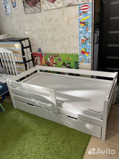 Детская кровать «Софа» из березы