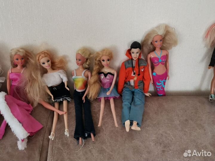 Набор кукол барби и мебель