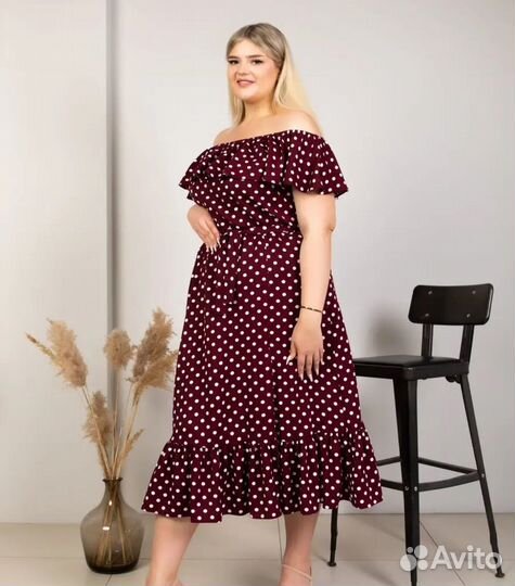Платье в горошек