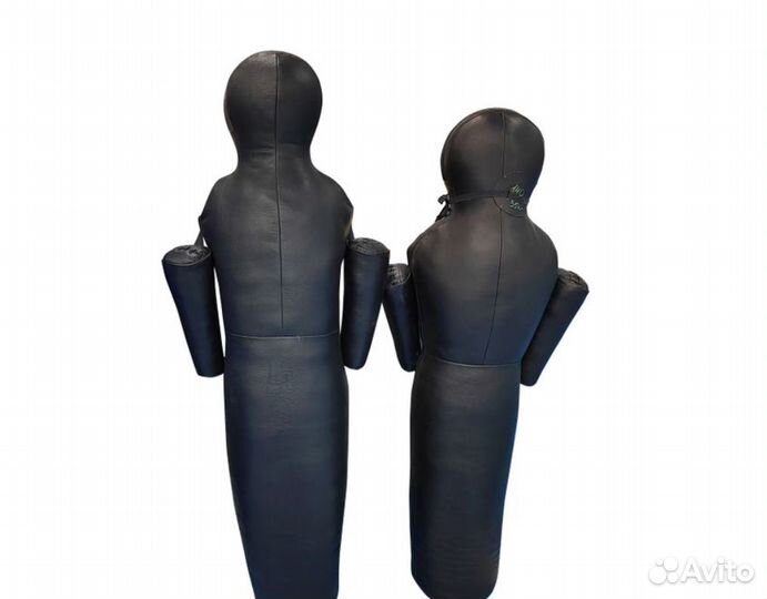 Манекен для самбо одноногий 1.6 м кожа 2.5 мм DNN