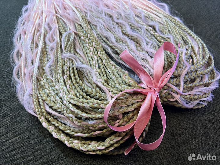 Де косы комплект, кудри, афрокосы