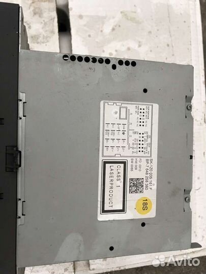 Магнитола штатная skoda