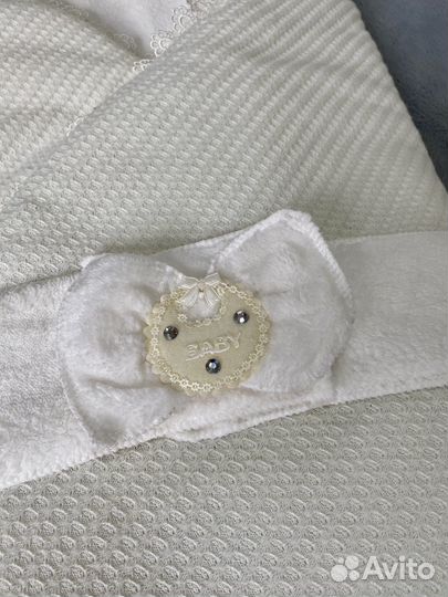 Конверт на выписку вязанный весна новый