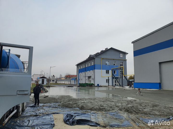 Бетонные полы паркинге