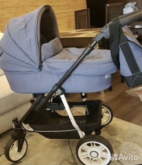 Детская коляска с большой люлькой 2 в 1 теутония