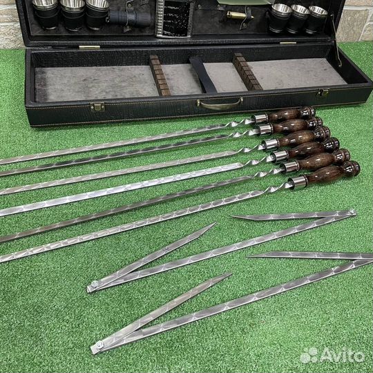 Набор шампуров подарочный Орел