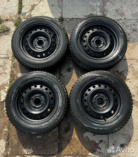 Комплект диски ниссан + шины данлоп 186/65 r15