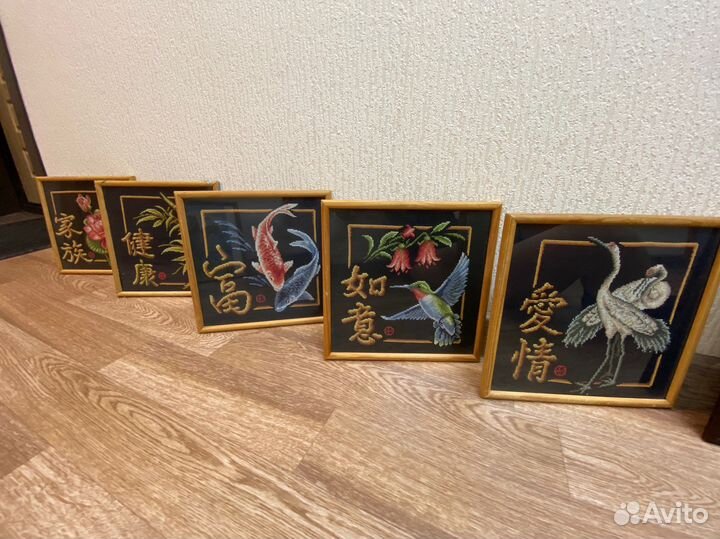 Картина вышитая крестом