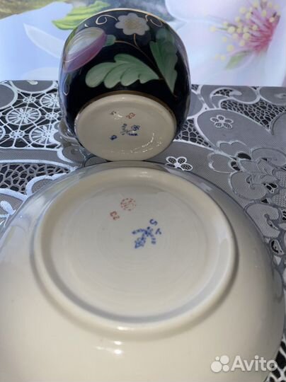 Чайная пара вербилки СССР